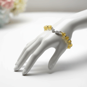 Pulsera alas citrino