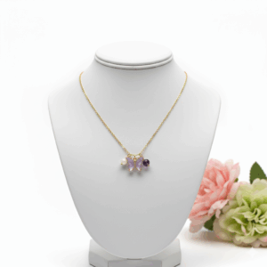 Collar mariposa amatista