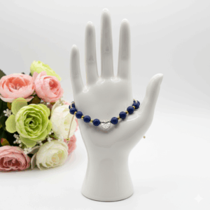 Pulsera corazón lapislázuli