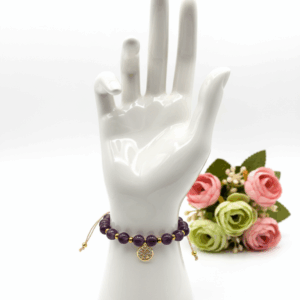 Pulsera árbol de la vida amatista
