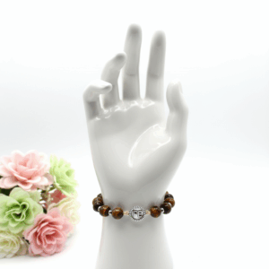 Pulsera fe ojo de tigre